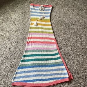 NWT Fillyboo strapless sweater/ crochet dress XS